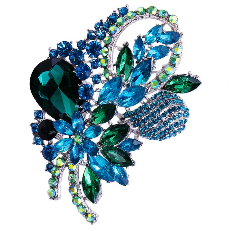 Pins, Brooches 2 Pcs Women's Jewelry Green&Coffee Charm Flower Rhinestone Brooch Pins
Pins, Brooches 2 Pcs Women's Jewelry Green&Coffee Charm Flower Rhinestone Brooch Pins