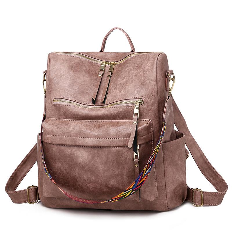 Woman Backpack PU Material Soft and Fashionable Retro Style High Quality Travel Bag, Black
Woman Backpack PU Material Soft and Fashionable Retro Style High Quality Travel Bag, Black
