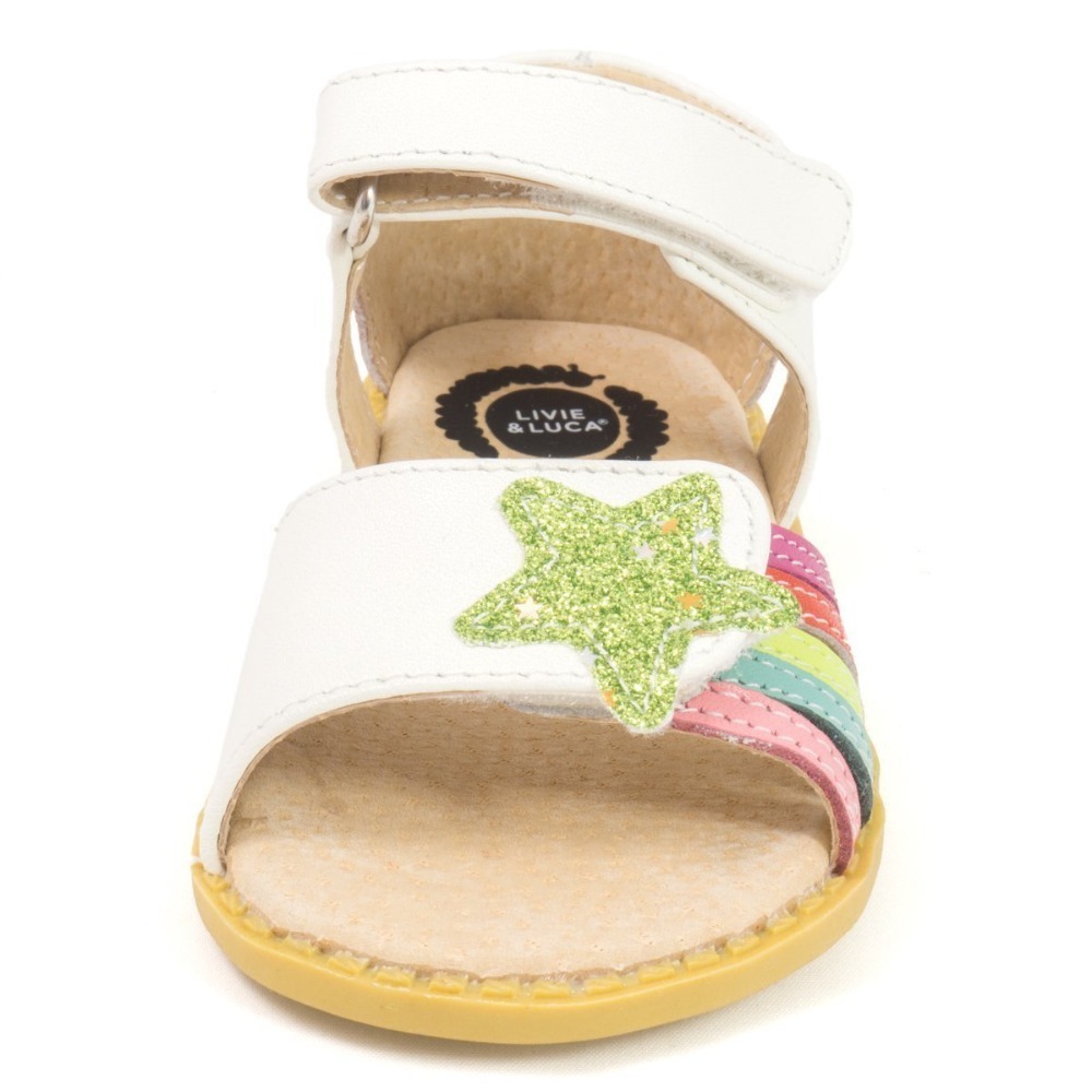Livie & Luca New Fashion Children Shoes Toddler Girls Sandals Kids Boys Genuine Leather Closed Toes Free Shipping 210306