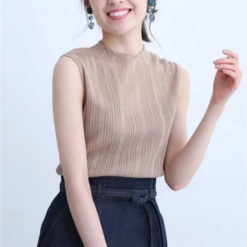 Japan Style Kawaii Summer Thin Sweater Women Vest Simple Elastic Office Ladies Pullover Female Elegant Moda Tops with Camisole 210525, Navy blue
Japan Style Kawaii Summer Thin Sweater Women Vest Simple Elastic Office Ladies Pullover Female Elegant Moda Tops with Camisole 210525, Navy blue