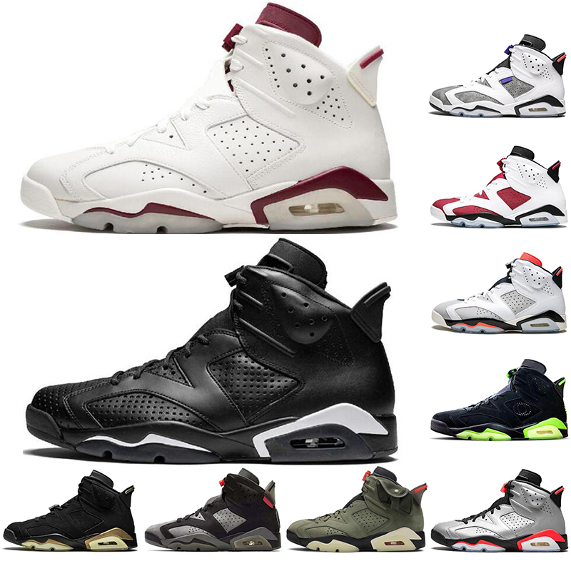 2021 classic Jumpman 6 6s men basketball shoes CNY Reflections of Champion Travis Scotts Black Infrared MAROON Carmine mens trainers Sports Sneakers 40-47
2021 classic Jumpman 6 6s men basketball shoes CNY Reflections of Champion Travis Scotts Black Infrared MAROON Carmine mens trainers Sports Sneakers 40-47