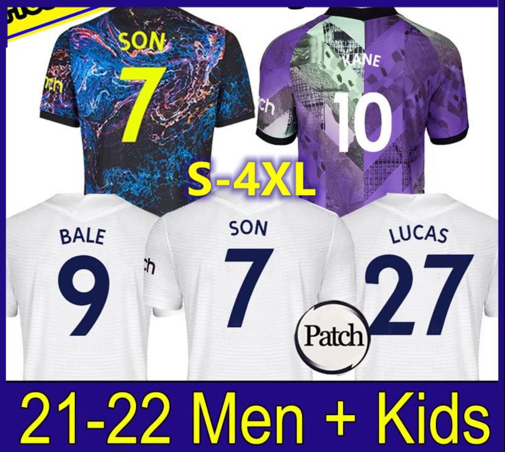 S-4XL 21 22 SON DELE BALE KANE SPURS soccer jersey BERGWIJN HOJBJERG LO CELSO 2021 2022 LUCAS football shirts uniforms men + kids kit, Away-epl
S-4XL 21 22 SON DELE BALE KANE SPURS soccer jersey BERGWIJN HOJBJERG LO CELSO 2021 2022 LUCAS football shirts uniforms men + kids kit, Away-epl