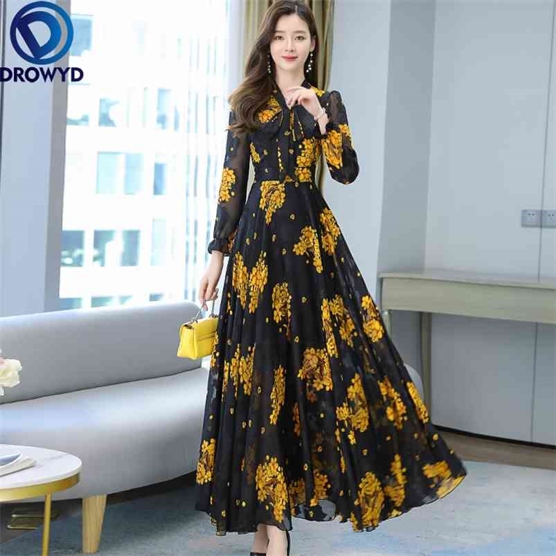 Summer Black Print Maxi Dress Arrival High Quality Plus Size -4XL Flower Long Sleeve Women Chiffon Vestidos 210701, Apricot
Summer Black Print Maxi Dress Arrival High Quality Plus Size -4XL Flower Long Sleeve Women Chiffon Vestidos 210701, Apricot