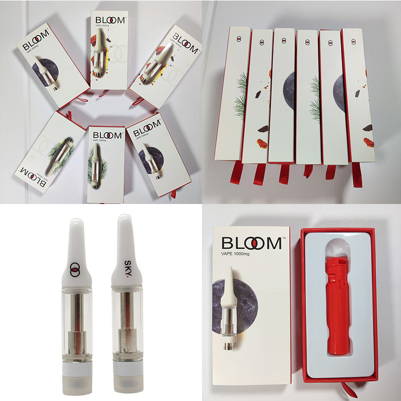 Bloom Glass Carts Atomizer Ceramic Coil Premium Sauce Cart Vape Cartridges 0.8ml 1ml Empty 510 Thread Thick Oil Cartridge Packaging Vaporizer 
Bloom Glass Carts Atomizer Ceramic Coil Premium Sauce Cart Vape Cartridges 0.8ml 1ml Empty 510 Thread Thick Oil Cartridge Packaging Vaporizer