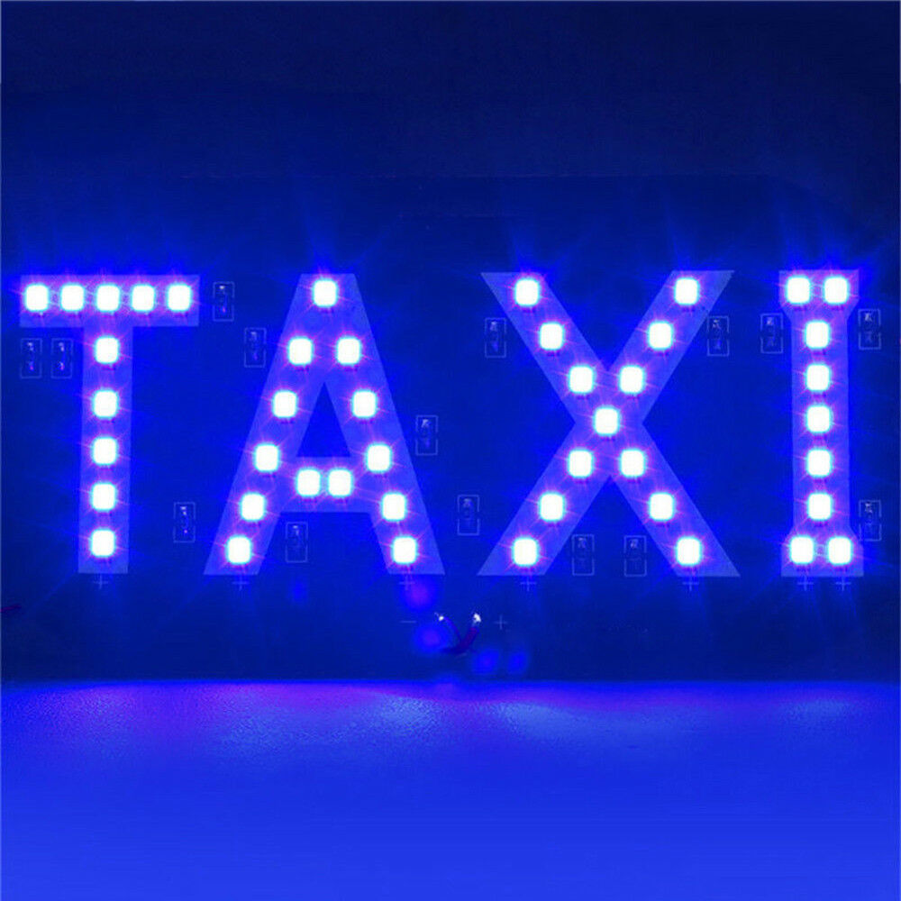 TAXI Cab Windscreen Windshield LED Light Sign Car High Brightness Lamp Bulb for drivers hot sale