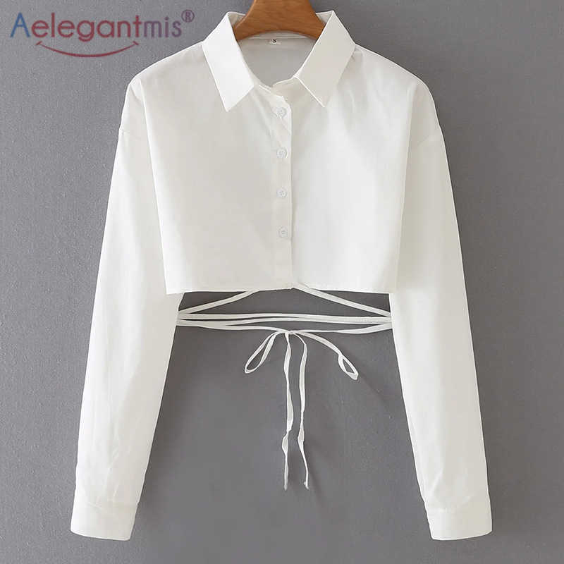 Aelegantmis Simple White Short Slim Lace Blouses for Women Korean Chic Casual Long Sleeve Shirts Summer Striped Thin 210607
Aelegantmis Simple White Short Slim Lace Blouses for Women Korean Chic Casual Long Sleeve Shirts Summer Striped Thin 210607