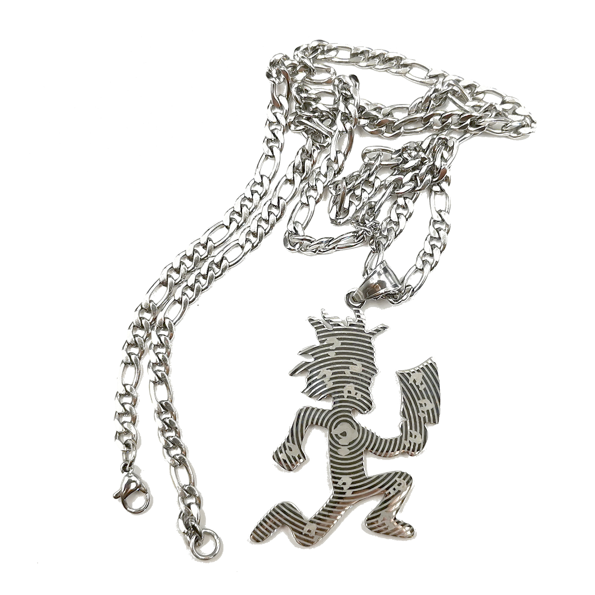 1pcs ICP Large Etched Out Hatchet Man Charm Juggalo/Juggalette Necklace Pendant Stainless Steel Jewelry N Chain 4mm 24 Inch
1pcs ICP Large Etched Out Hatchet Man Charm Juggalo/Juggalette Necklace Pendant Stainless Steel Jewelry N Chain 4mm 24 Inch