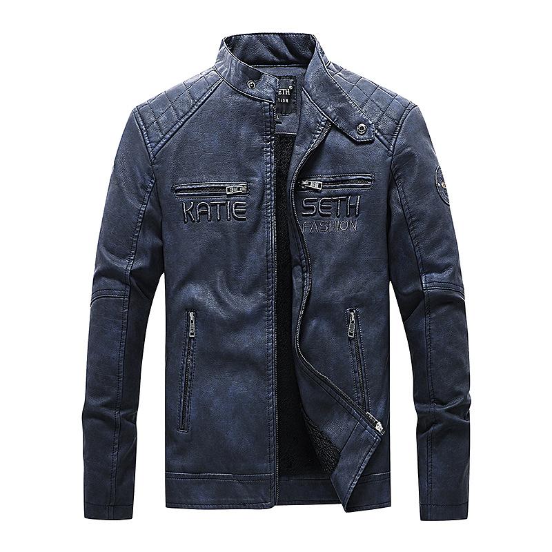 Men's Jackets Street Leather Jacket Men Winter Fleece Motorcycle Pu Leahter Keep Warm Male Stand Collar Casual Windbreaker Slim Coat, Black;brown
Men's Jackets Street Leather Jacket Men Winter Fleece Motorcycle Pu Leahter Keep Warm Male Stand Collar Casual Windbreaker Slim Coat, Black;brown