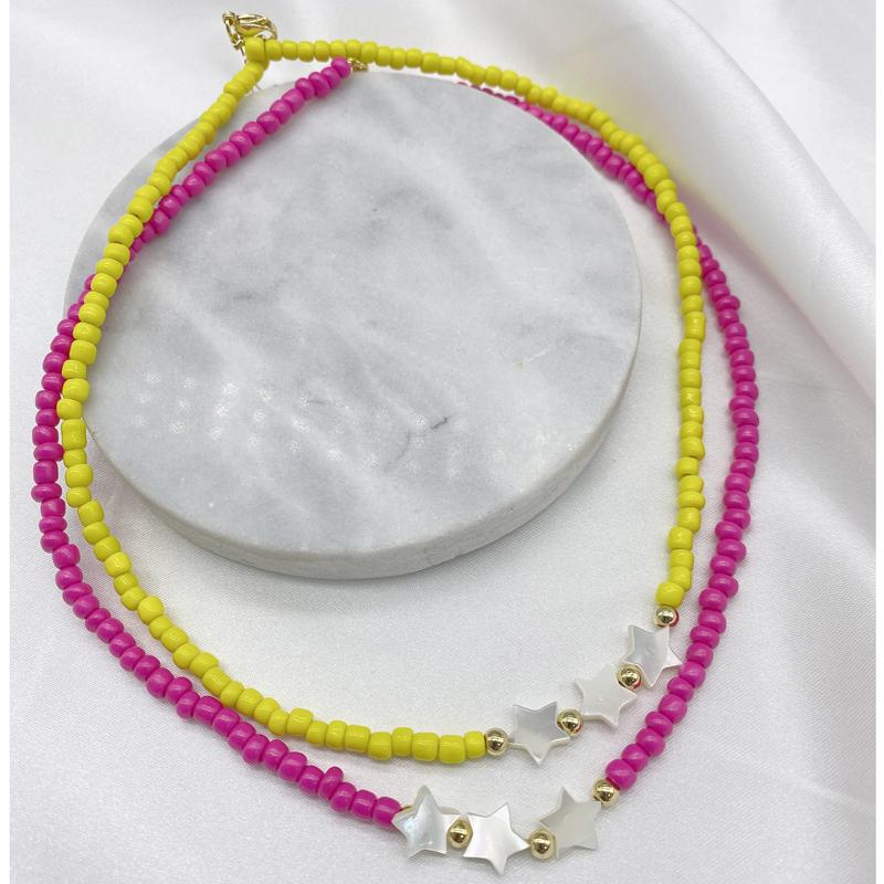 Pendant Necklaces High Quality Gift Trendy Design Pink Yellow Color Shell Pearl Star Necklace, Silver
Pendant Necklaces High Quality Gift Trendy Design Pink Yellow Color Shell Pearl Star Necklace, Silver