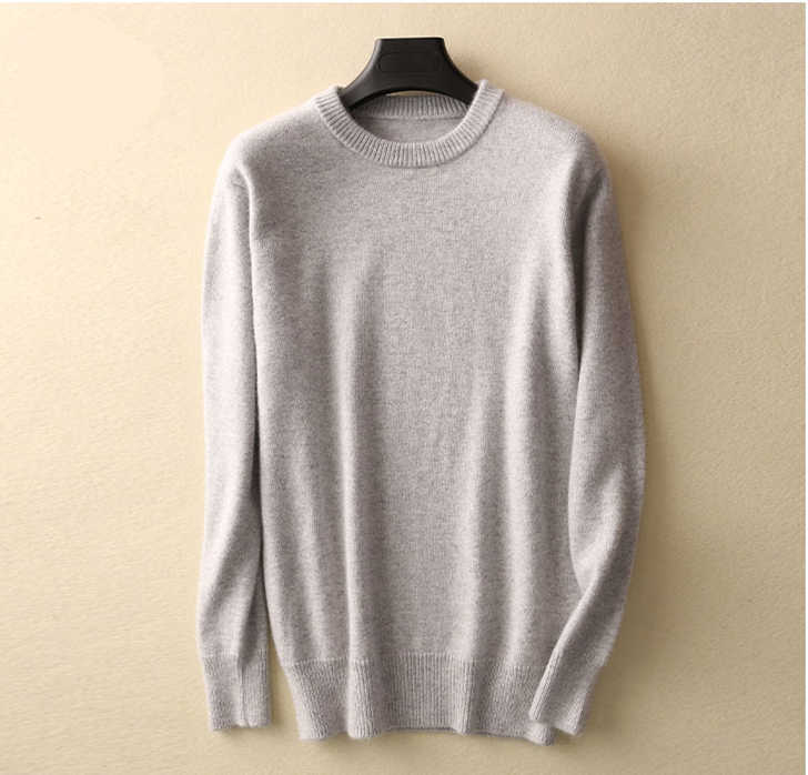 Selling Cashmere Cotton Blended Thick Pullover Men Sweater autumn winter jersey Jumper hombre pull Knitted sweater 211008