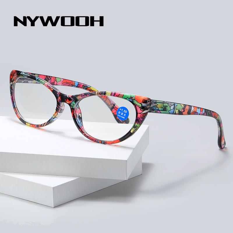 Sunglasses NYWOOH Printed Cat Eye Reading Glasses Women Anti Blue Light Presbyopic Eyeglasses Computer Eyewear Diopter +1.0 1.5 2.0 2.5 4.0
Sunglasses NYWOOH Printed Cat Eye Reading Glasses Women Anti Blue Light Presbyopic Eyeglasses Computer Eyewear Diopter +1.0 1.5 2.0 2.5 4.0