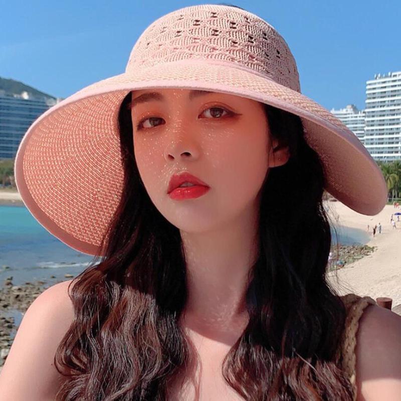 Wide Brim Hats Empty Top 2021 Women's Summer Hat Fold Fashion Women Straw Bow-Knot Grass Weave Sunshade Outdoor, Khaki
Wide Brim Hats Empty Top 2021 Women's Summer Hat Fold Fashion Women Straw Bow-Knot Grass Weave Sunshade Outdoor, Khaki