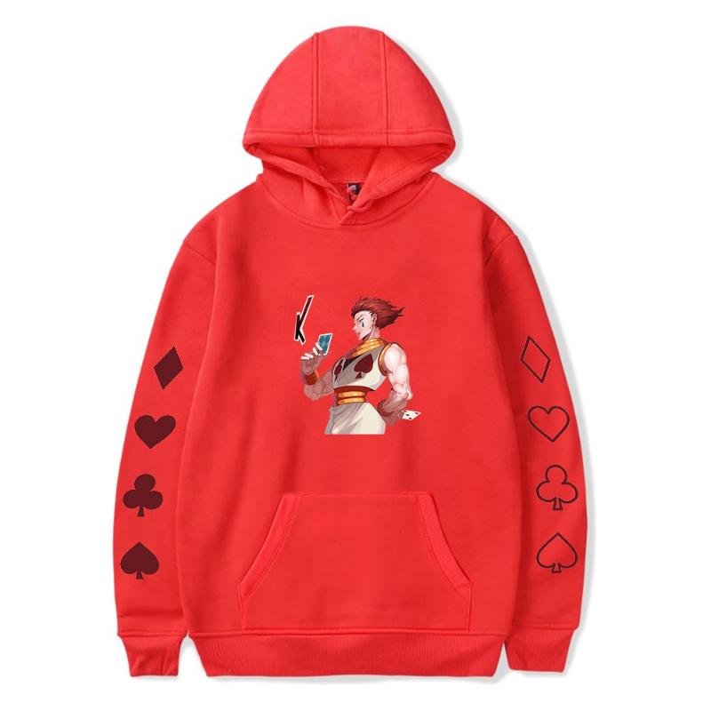 Men's Hoodies & Sweatshirts X Men/women Fashion Streetwear Harajuku Hisoka Sweatshirt Casual Hooded Men Full Print Regular Tops