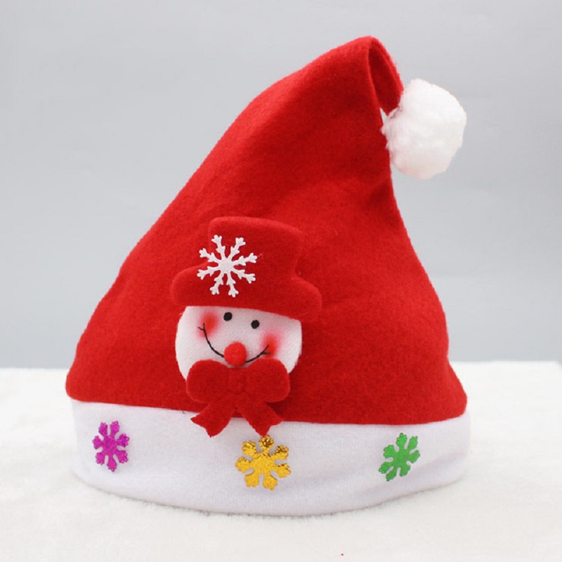 LED Christmas Hats Light Up Cap Snowman Elk Santa Claus Hats for Adult Kids New Year Navidad 2022 Party Decoration Xmas Gifts