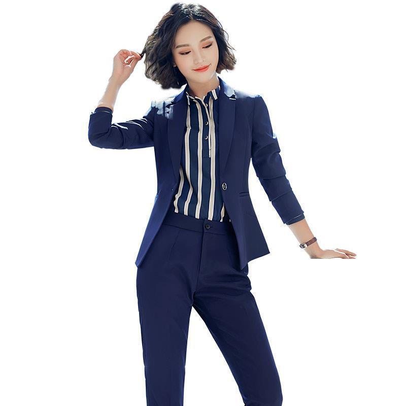 Casual 2 Pieces Set Women Pant Suit Sets Female Turn-Down Collar Blazer Jacket +Slim Pants Sets Suits 2021 Spring Autumn W70, 2pcs 01
Casual 2 Pieces Set Women Pant Suit Sets Female Turn-Down Collar Blazer Jacket +Slim Pants Sets Suits 2021 Spring Autumn W70, 2pcs 01