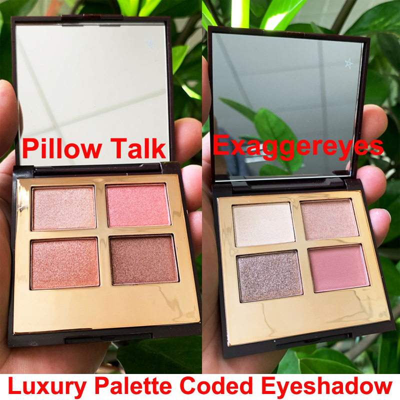 Top Quality Luxury Palette Pillow Talk 4 Color Eye Shadow Makeup Brand Eyeshadow Exaggereyes Luxurious Limied Edition Eyeshadows Palettes, Multi
Top Quality Luxury Palette Pillow Talk 4 Color Eye Shadow Makeup Brand Eyeshadow Exaggereyes Luxurious Limied Edition Eyeshadows Palettes, Multi