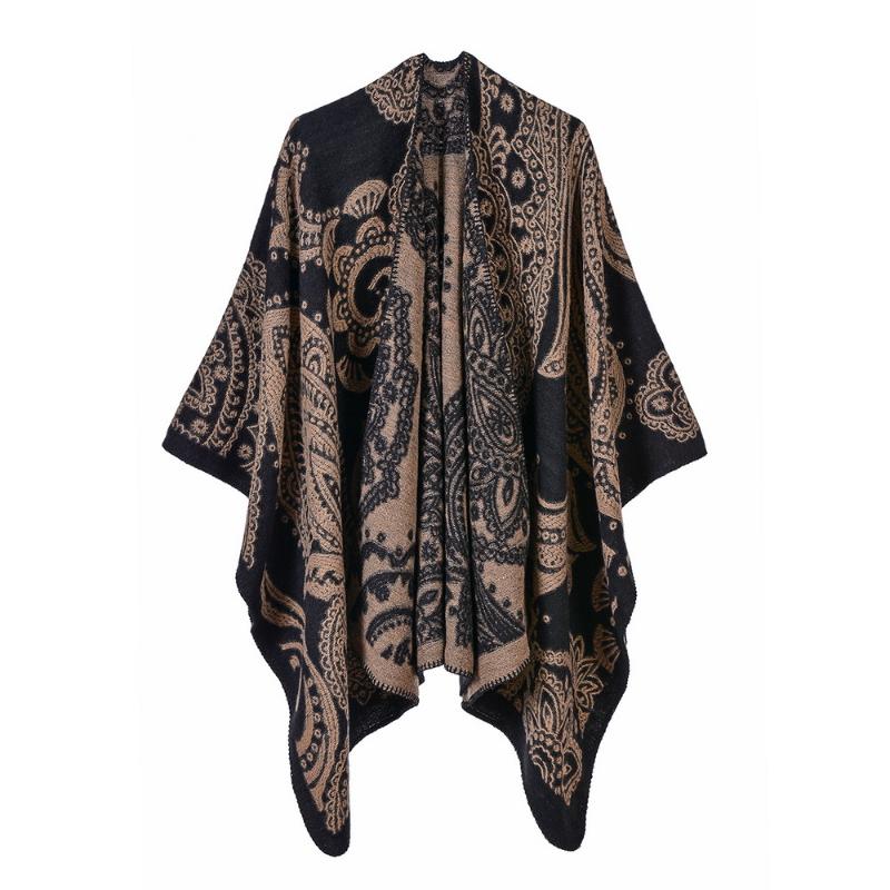 Scarves Fashion Autumn Winter Women's Scarf Cashew Imitation Cashmere Cape Wrap Versatile Thick Warm Shawl Cloak, Blue;gray
Scarves Fashion Autumn Winter Women's Scarf Cashew Imitation Cashmere Cape Wrap Versatile Thick Warm Shawl Cloak, Blue;gray