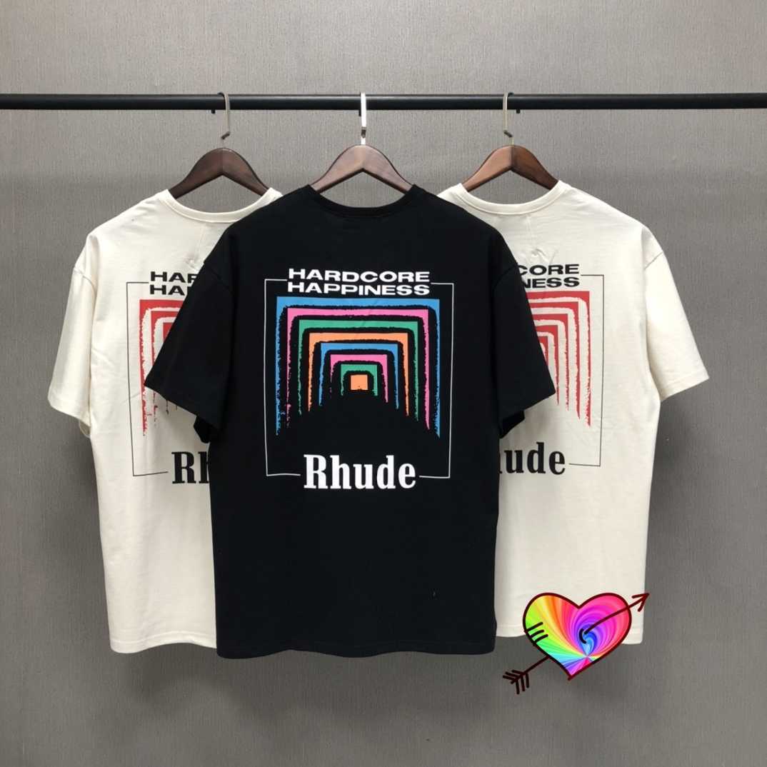 Oversize Rhude BOX PERSPECTIVE T-shirt 2021 Summer Men Women Vintage Quality RHUDE Tee Color Print Tops Short Sleeve S0810
Oversize Rhude BOX PERSPECTIVE T-shirt 2021 Summer Men Women Vintage Quality RHUDE Tee Color Print Tops Short Sleeve S0810