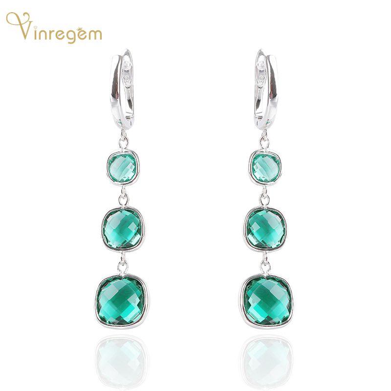 Dangle & Chandelier Vinregem Vintage 100% 925 Sterling Silver Emerald Gemstone Wedding Engagement Luxury Drop Earrings Fine Jewelry Wholesal
Dangle & Chandelier Vinregem Vintage 100% 925 Sterling Silver Emerald Gemstone Wedding Engagement Luxury Drop Earrings Fine Jewelry Wholesal