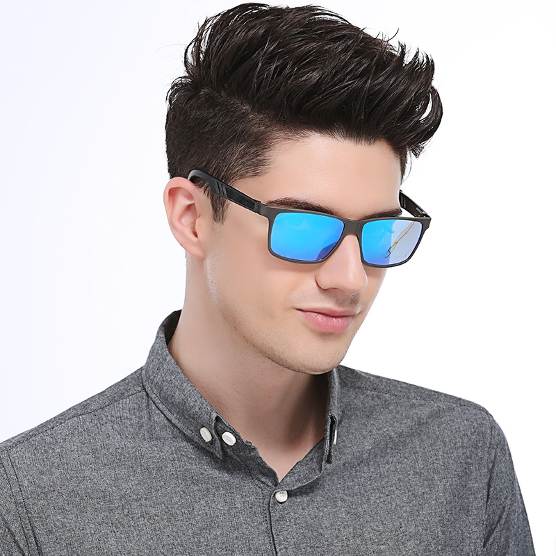 Men Polarized Sunglasses HD Aluminum Magnesium Brand Outdoor Sports Driving Fishing 57MM Glasses Goggles oculos de sol Mirror With Original Box