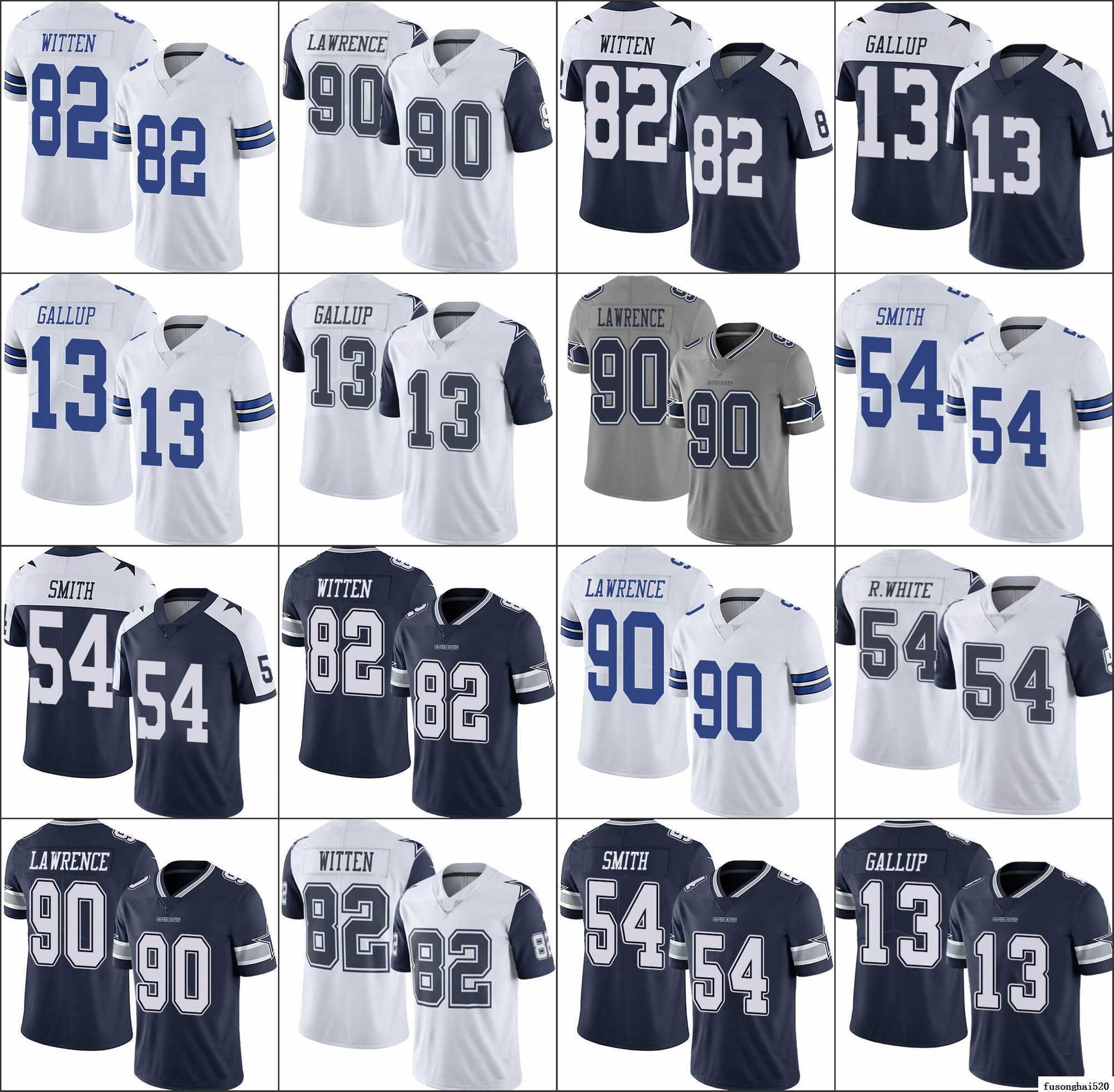 Custom DallasCowboysMen #13 Michael Gallup 54 Jaylon Smith 82 Jason Witten 90 Demarcus Lawrence Women Youth Limited Jersey
Custom DallasCowboysMen #13 Michael Gallup 54 Jaylon Smith 82 Jason Witten 90 Demarcus Lawrence Women Youth Limited Jersey