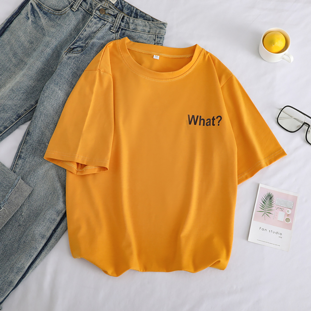 Green Print T-shirt Woman Short Sleeve Shirts Casual Loose Black White Aesthetic Tshirt Women Cute Tops Plus Size Summer Tees T200614