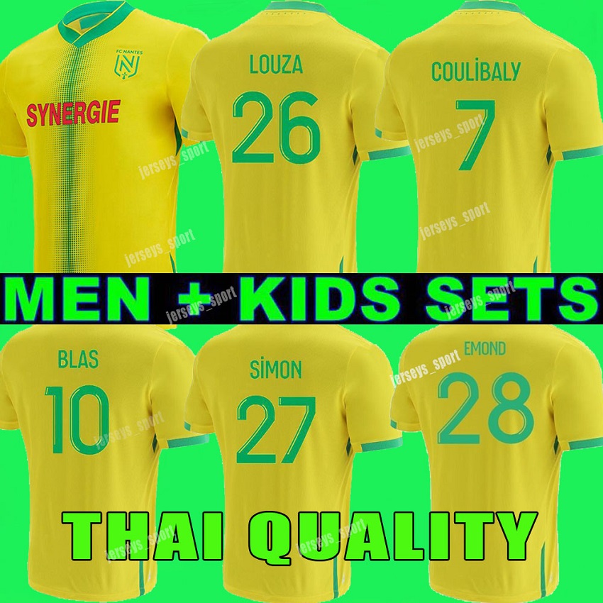 Maillot de foot 21 22 FC Nantes SOCCER JERSEYS HOME AWAY 2021 2022 LOUZA BAMBA SIMON KOLO MUANI BLAS COULIBALY JERSEY FOOTBALL SHIRTS Uniforms, 21-22 home+patch
Maillot de foot 21 22 FC Nantes SOCCER JERSEYS HOME AWAY 2021 2022 LOUZA BAMBA SIMON KOLO MUANI BLAS COULIBALY JERSEY FOOTBALL SHIRTS Uniforms, 21-22 home+patch