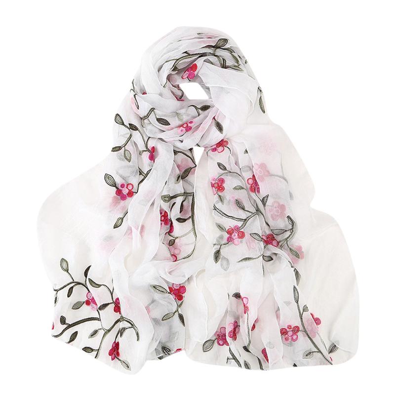 Scarves Floral Embroidery Women Scarf Chiffon Fashion Western Style Feminina Hijab Wrap Multifunction Retro Chic Summer Head Lady
Scarves Floral Embroidery Women Scarf Chiffon Fashion Western Style Feminina Hijab Wrap Multifunction Retro Chic Summer Head Lady