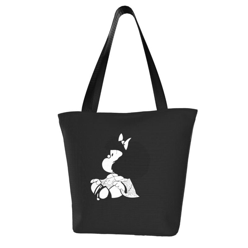 Duffel Bags Mafalda Polyester Outdoor Girl Handbag, Woman Shopping Bag, Shoulder Canvas Gift Bag, Black
Duffel Bags Mafalda Polyester Outdoor Girl Handbag, Woman Shopping Bag, Shoulder Canvas Gift Bag, Black