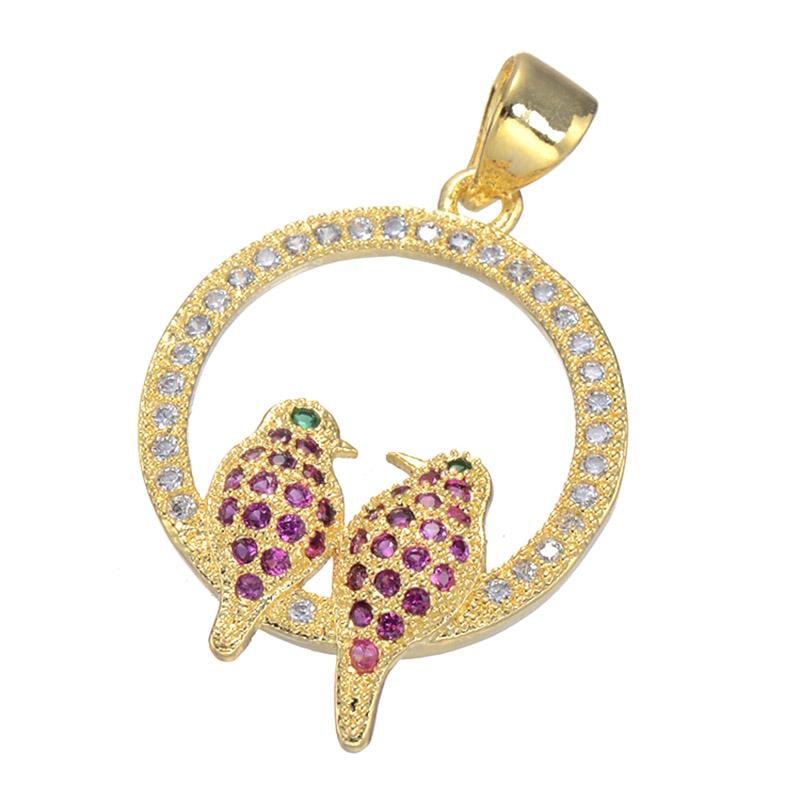 Charms Fashion Jewelry Cute Love Birds Pendants For Necklace Making Color Zircon Micro Pave Animal Bijoux Bedels, Bronze;silver
Charms Fashion Jewelry Cute Love Birds Pendants For Necklace Making Color Zircon Micro Pave Animal Bijoux Bedels, Bronze;silver