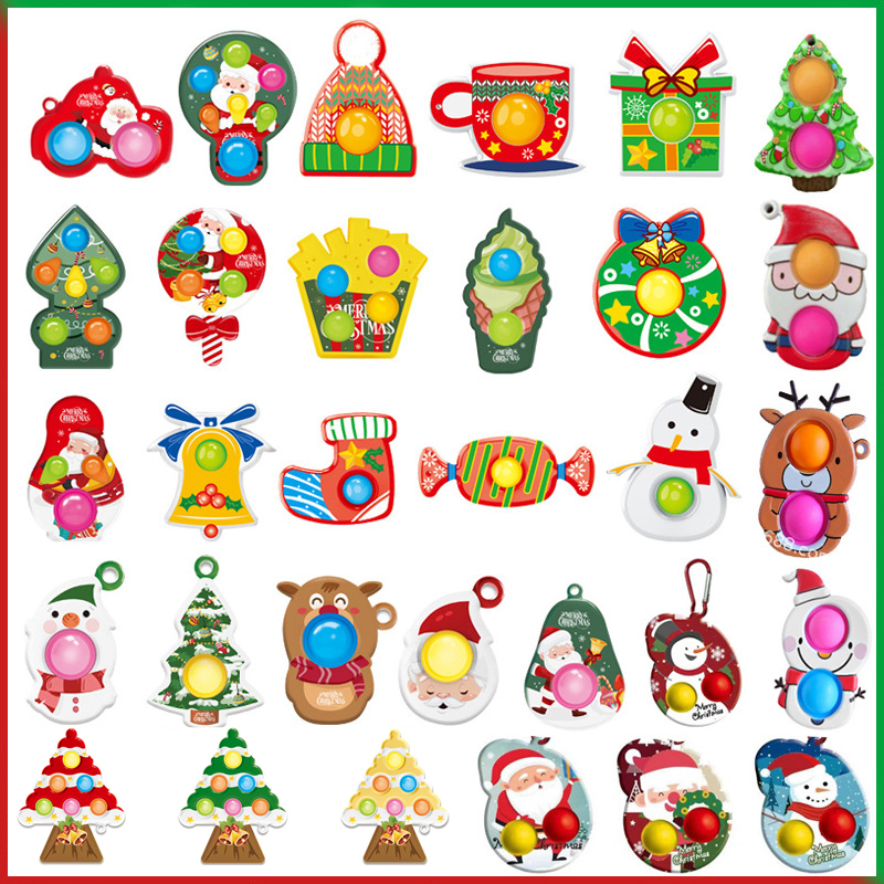 Christmas Ornament Pop Fidget Toys Push Bubble Sensory Fidgets Simple Dimple Popper Tree Gift Set for Kids Adults
Christmas Ornament Pop Fidget Toys Push Bubble Sensory Fidgets Simple Dimple Popper Tree Gift Set for Kids Adults