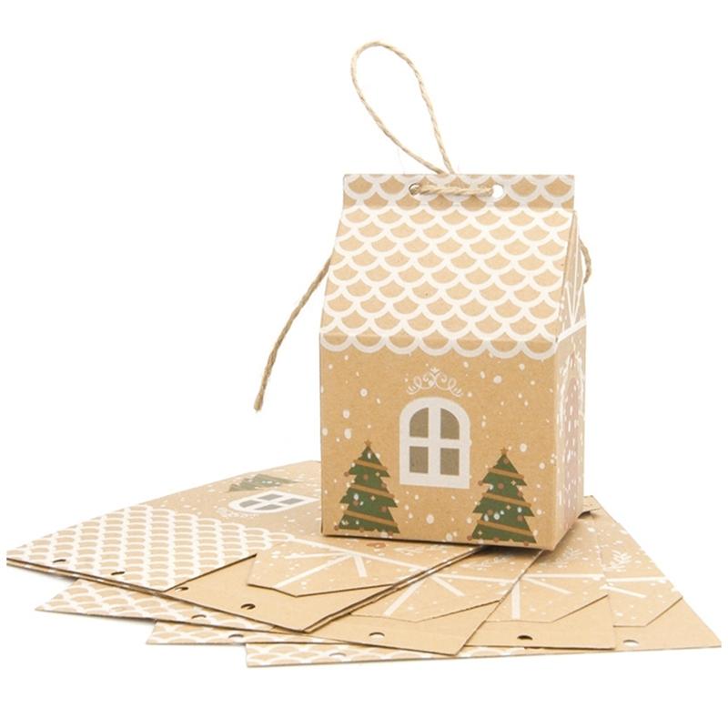 Gift Boxes 50Pcs Gift Cartons European Christmas Small House Kraft Paper Candy Boxes Xmas Party Boxs
Gift Boxes 50Pcs Gift Cartons European Christmas Small House Kraft Paper Candy Boxes Xmas Party Boxs