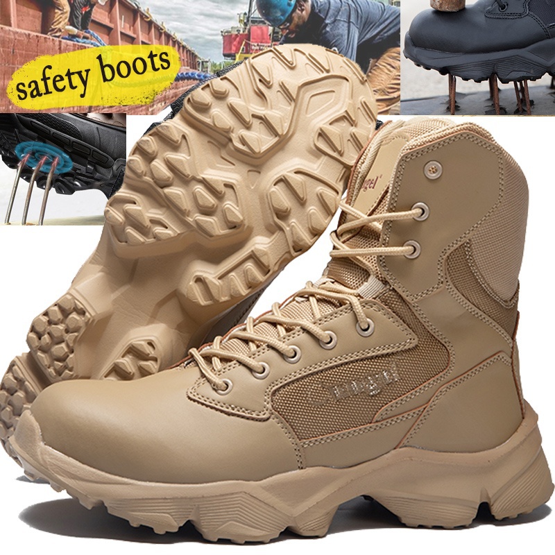 Men Safety Boots Waterproof Safety Shoes Security Steel Toe Cap Military Boots Working Steel Toe Anti-Smashing Mens Work Boots, Sand
Men Safety Boots Waterproof Safety Shoes Security Steel Toe Cap Military Boots Working Steel Toe Anti-Smashing Mens Work Boots, Sand