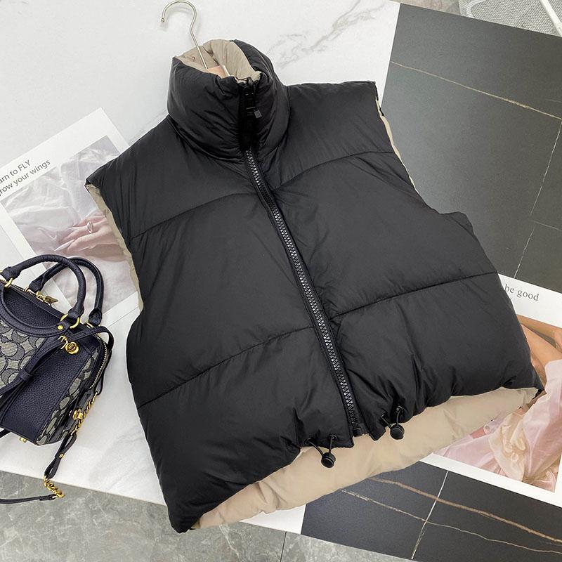 Women' Vests Sleeveless Down Jacket Female Cropped Warm Vest For Women Winter Coat Parkas Waistcoat Outerwear 2021, Black
Women' Vests Sleeveless Down Jacket Female Cropped Warm Vest For Women Winter Coat Parkas Waistcoat Outerwear 2021, Black
