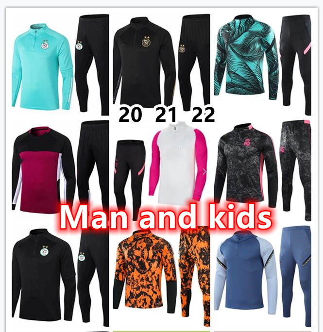 Top quality 2022 algeria mens tracksuit kids football kits 21 22 maillot algerie training soccer jersey kids tracksuit Survetement foot
Top quality 2022 algeria mens tracksuit kids football kits 21 22 maillot algerie training soccer jersey kids tracksuit Survetement foot