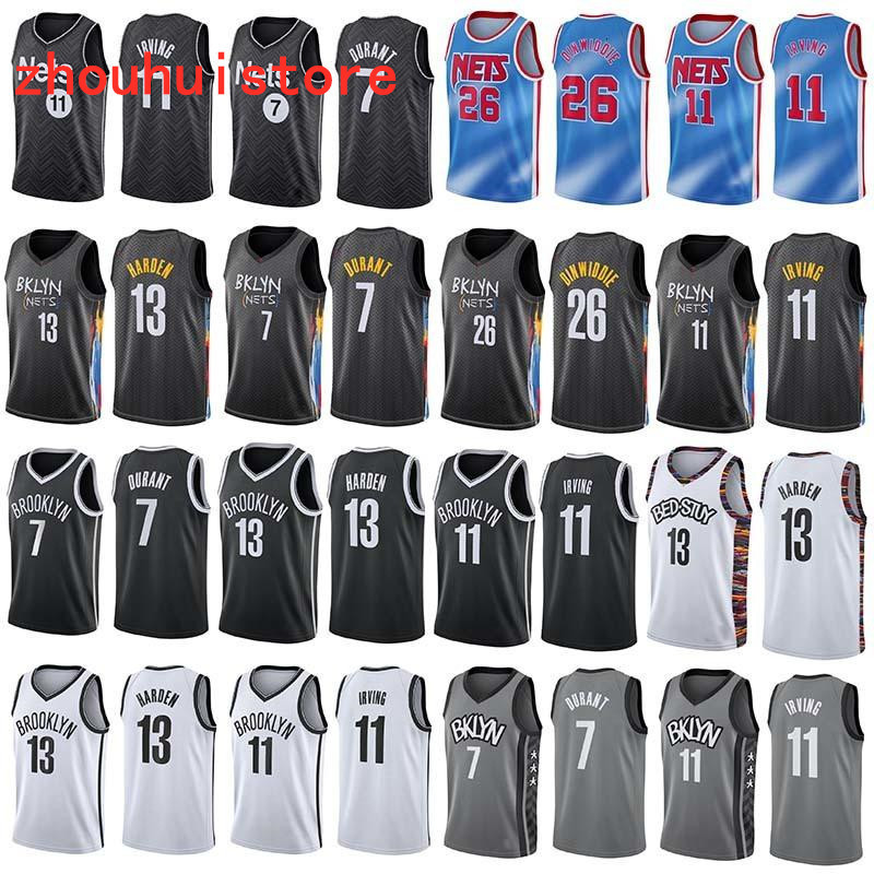 Men BrooklynNetsBasketball Kevin 7 Durant Kyrie 13 Harden City 11 Irving RetroNbajerseys Black White Blue
Men BrooklynNetsBasketball Kevin 7 Durant Kyrie 13 Harden City 11 Irving RetroNbajerseys Black White Blue
