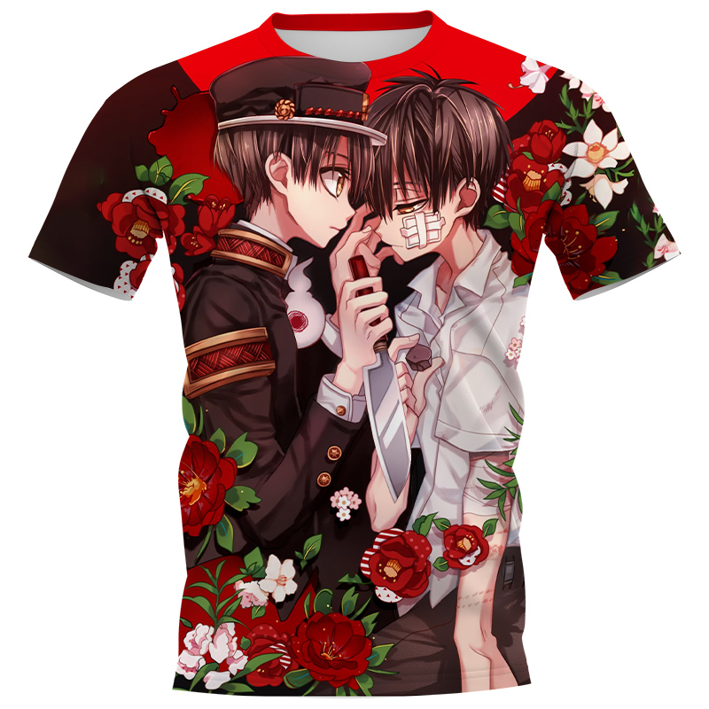 CLOOCL Toilet-bound Hanako-kun 3D Printed T-shirts Mens Casual Clothes Slim Short Sleeve T Shirts Teens Tops, #1
CLOOCL Toilet-bound Hanako-kun 3D Printed T-shirts Mens Casual Clothes Slim Short Sleeve T Shirts Teens Tops, #1