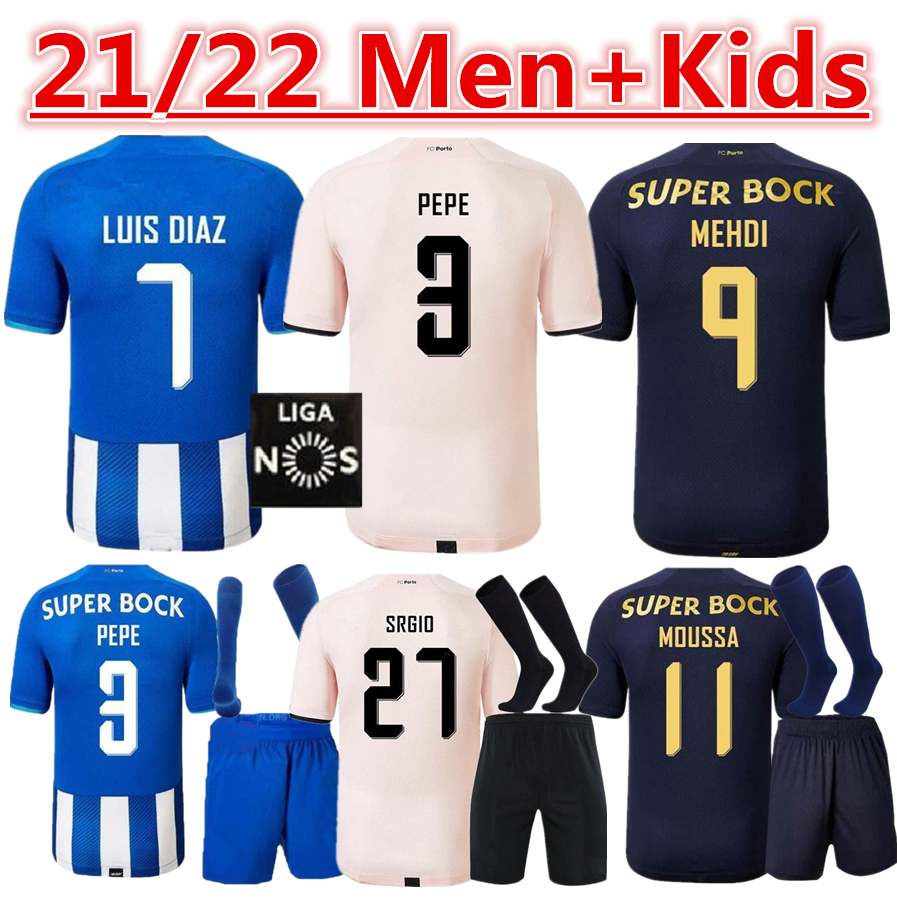 21 22 FC Porto soccer jerseys 2021 2022 Home away 3rd PEPE LUIS DÍAZ MATHEUS MEHDI Maillots De Foot Shirt MAREGA OTÁVIO SÉRGIO Men kids kit football uniforms, Black
21 22 FC Porto soccer jerseys 2021 2022 Home away 3rd PEPE LUIS DÍAZ MATHEUS MEHDI Maillots De Foot Shirt MAREGA OTÁVIO SÉRGIO Men kids kit football uniforms, Black