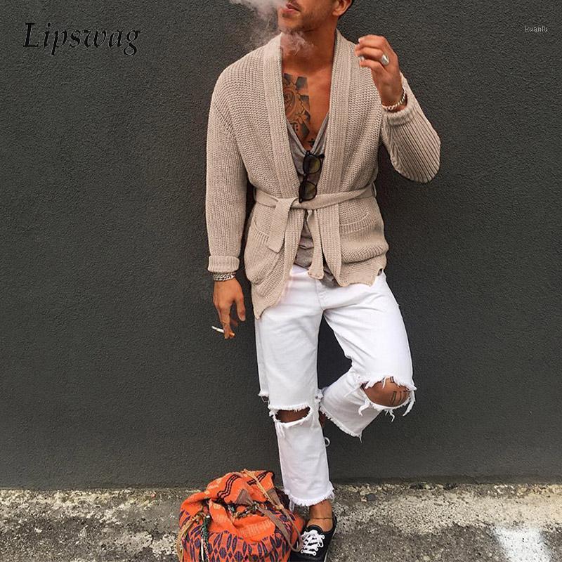 Men's Sweaters Vintage Knitted Cardigan Men 2021 Autumn Winter Fashion Long Sleeve Solid Outerwear Casual Mens Belted Design Jackets Streetw, 03 green
Men's Sweaters Vintage Knitted Cardigan Men 2021 Autumn Winter Fashion Long Sleeve Solid Outerwear Casual Mens Belted Design Jackets Streetw, 03 green