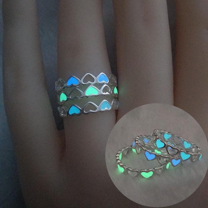 Cluster Rings Couple Luminous Finger For Women Men Glowing In Dark Heart Lover Wedding Bands Girls Jewelry Gift Accessories 2022
Cluster Rings Couple Luminous Finger For Women Men Glowing In Dark Heart Lover Wedding Bands Girls Jewelry Gift Accessories 2022