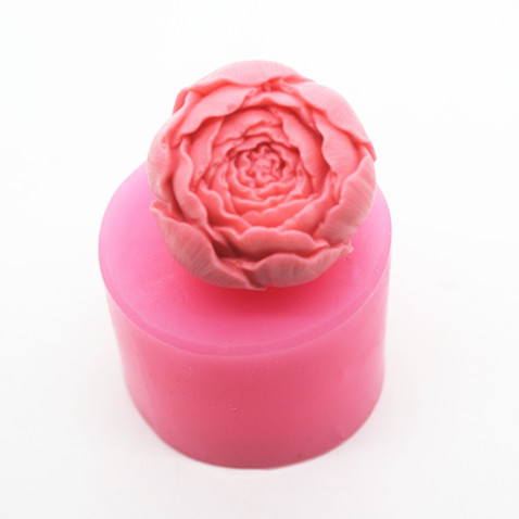 Silicone Flower Cake Mold - Rose Shaped Chocolate Molding Kit for Homemade Treats