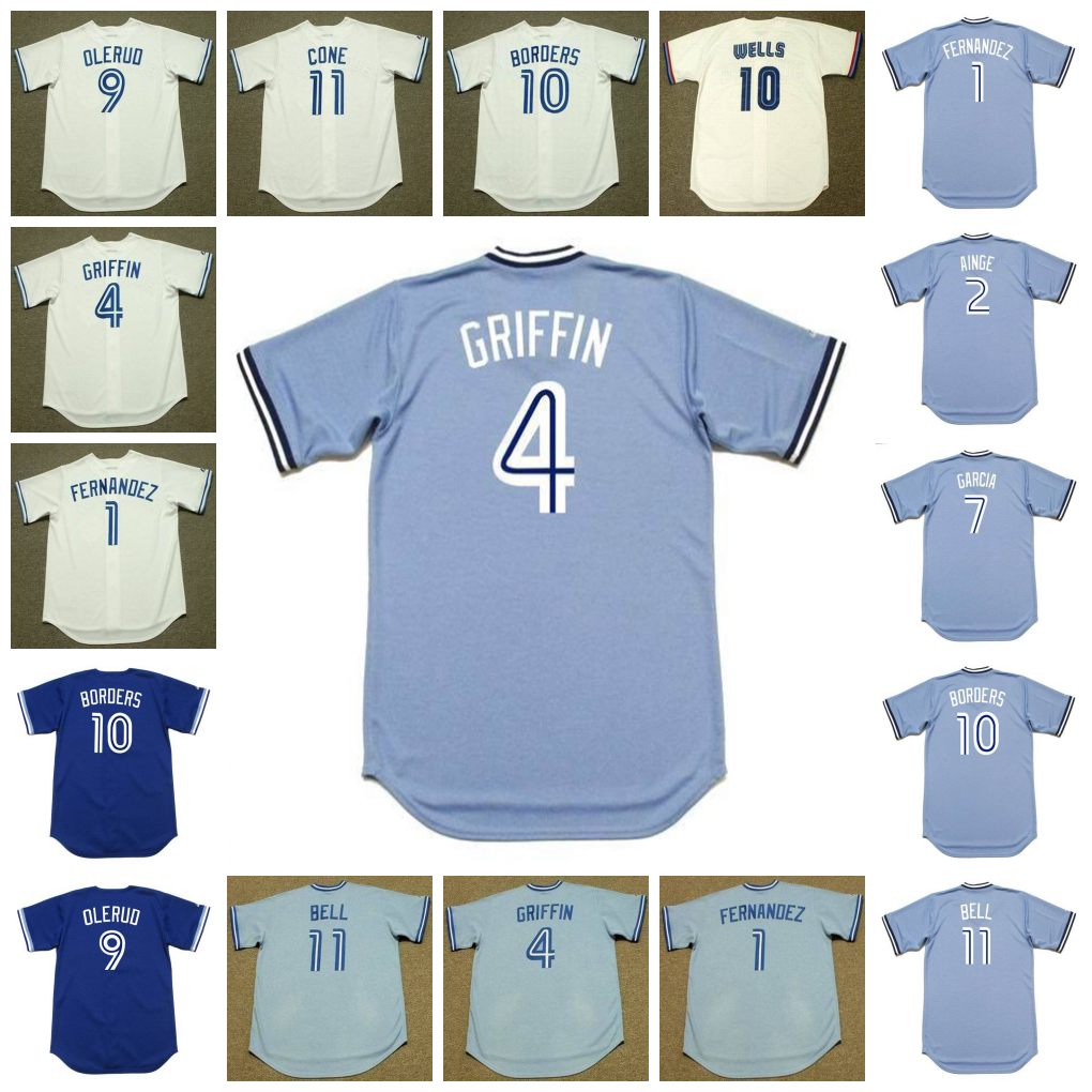 Toronto Vintage Baseball Jersey 1 TONY FERNANDEZ 2 DANNY AINGE 1979 4 ALFREDO GRIFFIN 7 DAMASO GARCIA 1982 9 JOHN OLERUD 1992 BORDERS WELLS CONE 11 GEORGE BELL 1987, 1 tony fernandez 1993 white 
Toronto Vintage Baseball Jersey 1 TONY FERNANDEZ 2 DANNY AINGE 1979 4 ALFREDO GRIFFIN 7 DAMASO GARCIA 1982 9 JOHN OLERUD 1992 BORDERS WELLS CONE 11 GEORGE BELL 1987, 1 tony fernandez 1993 white