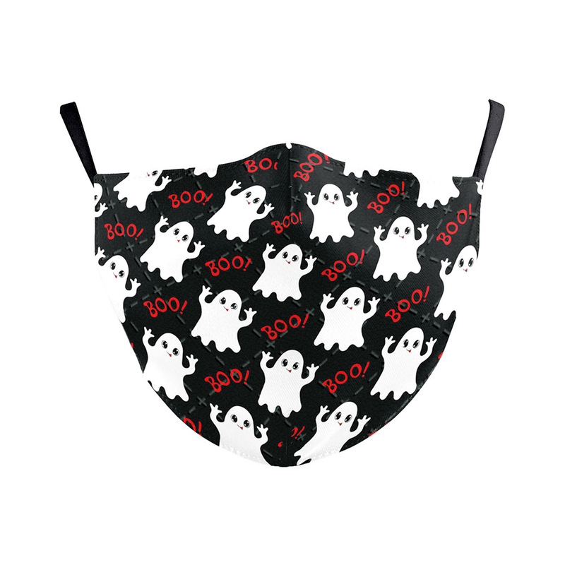 cute little ghost pattern printed masks (no filter) pack of 5 pieces comfortable hygiene reusable washable effective filtering dust 
cute little ghost pattern printed masks (no filter) pack of 5 pieces comfortable hygiene reusable washable effective filtering dust