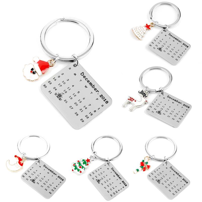 Keychains Trendy Calendar Keychain Hand Carved Highlighted With Christmas Tree Keyring Stainless Steel Private Custom Key Chains
Keychains Trendy Calendar Keychain Hand Carved Highlighted With Christmas Tree Keyring Stainless Steel Private Custom Key Chains