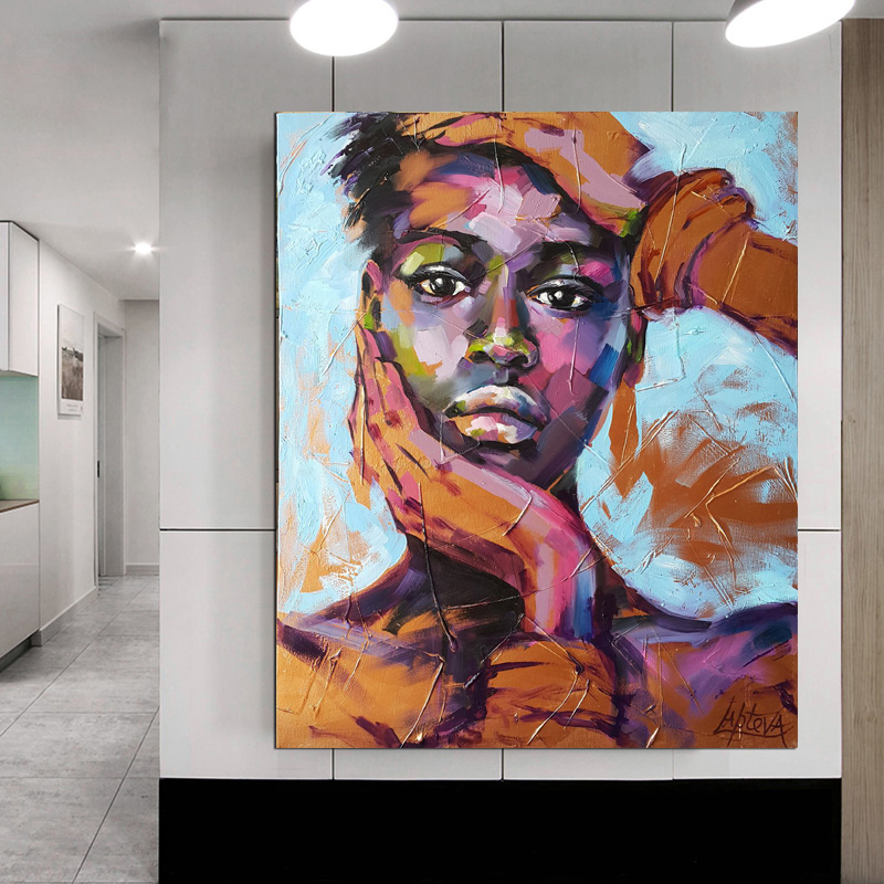 Modern Graffiti Pictures Portrait Posters Canvas Paintings Wall Art For Living Room Decoration Prints No Frame