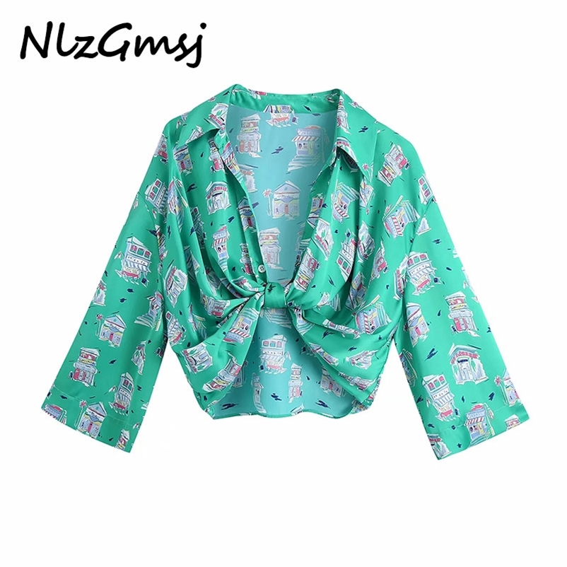 Blouse Woman Shirt Summer Vintage V-neck Full Cut Long Sleeve Top Chic Asymmetric Hem Cropped Blouse 05 210628, As picture
Blouse Woman Shirt Summer Vintage V-neck Full Cut Long Sleeve Top Chic Asymmetric Hem Cropped Blouse 05 210628, As picture