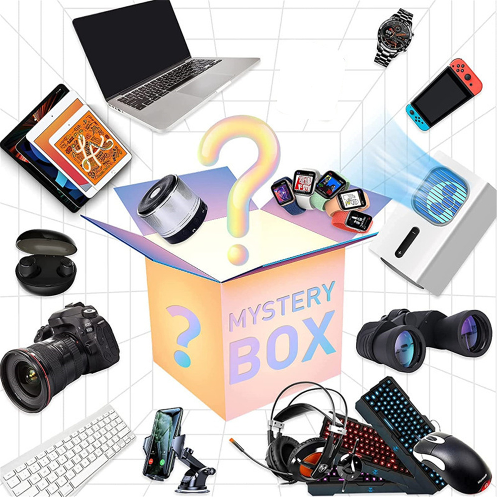 Mystery Box Electronics, Boxes Random, Birthday Surprise favors , Lucky for Adults Gift, Such As Drones, Smart Watches-Y Bluetooth earphone 
Mystery Box Electronics, Boxes Random, Birthday Surprise favors , Lucky for Adults Gift, Such As Drones, Smart Watches-Y Bluetooth earphone