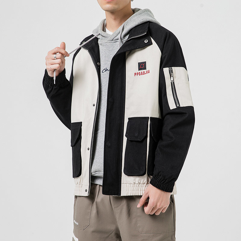 2021 Spring New Japan Large - Size Casual Original Color Collision Fashionable Men Patchwork Jacket Uu50, Gray
2021 Spring New Japan Large - Size Casual Original Color Collision Fashionable Men Patchwork Jacket Uu50, Gray