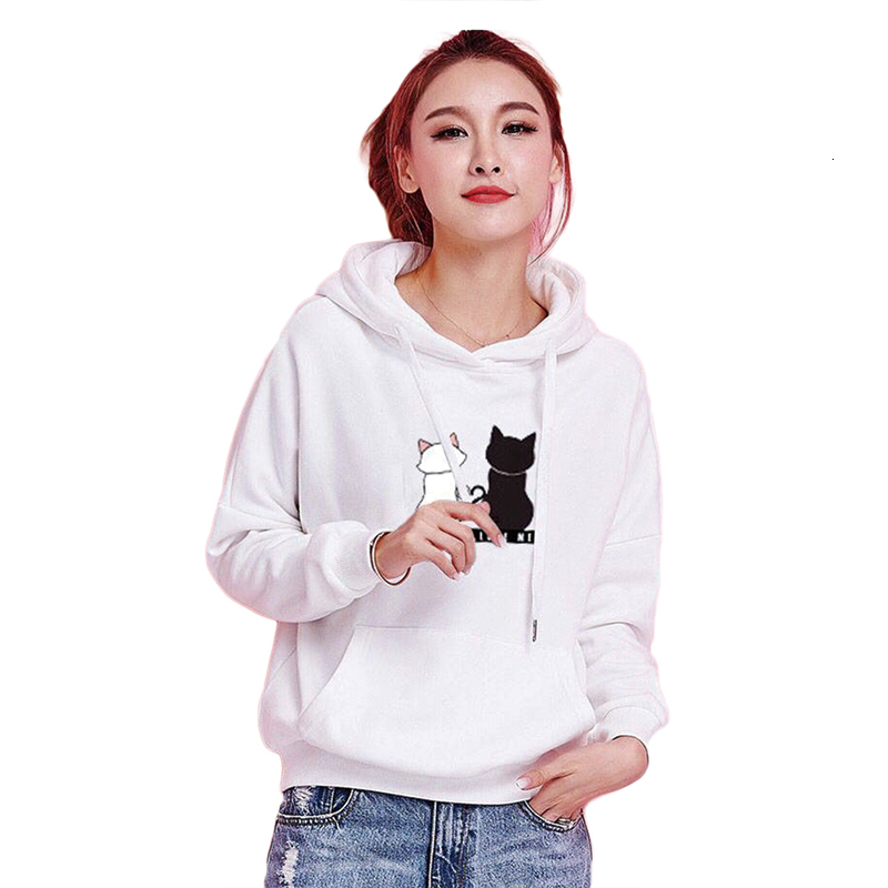 2021 New Autumn Winter Casual Cat Print Pocket Hoodies Long Sleeve Pullovers Sweatshirt Women 6tqy, 01
2021 New Autumn Winter Casual Cat Print Pocket Hoodies Long Sleeve Pullovers Sweatshirt Women 6tqy, 01