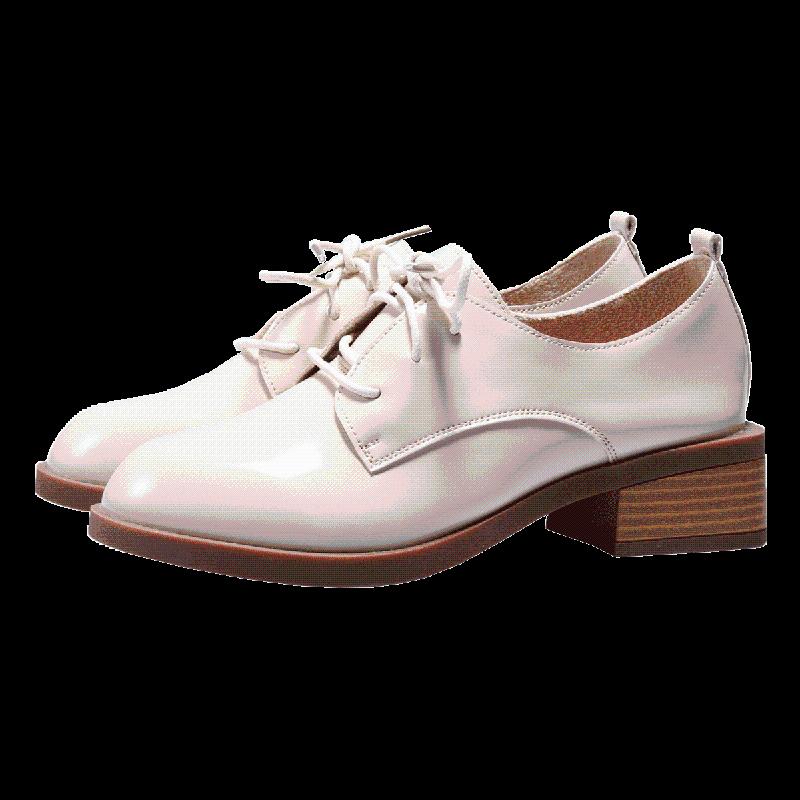Dress Shoes AME 4CM Square Heels Black Beige Red Women Loafers Casual Lace Up Round Toe Ladies Footwear YY059
Dress Shoes AME 4CM Square Heels Black Beige Red Women Loafers Casual Lace Up Round Toe Ladies Footwear YY059